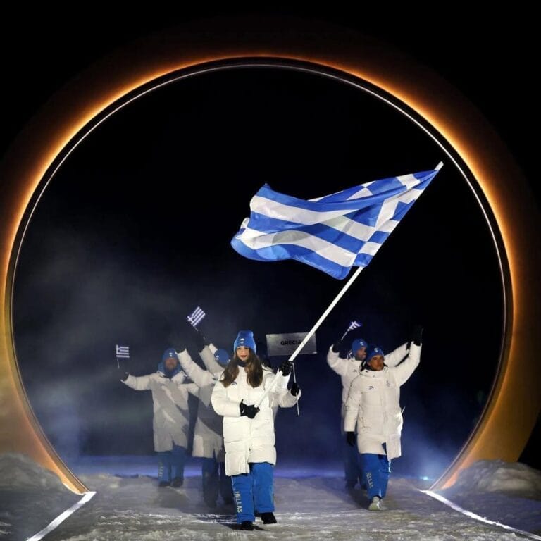Στιγμές της ελληνικής αποστολής  από την έναρξη των Χειμερινών Ολυμπιακών Αγώνων