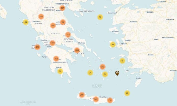 Πού βρίσκονται τα καταφύγια στην Ελλάδα: Δείτε χάρτη με τα 2.892 σημεία