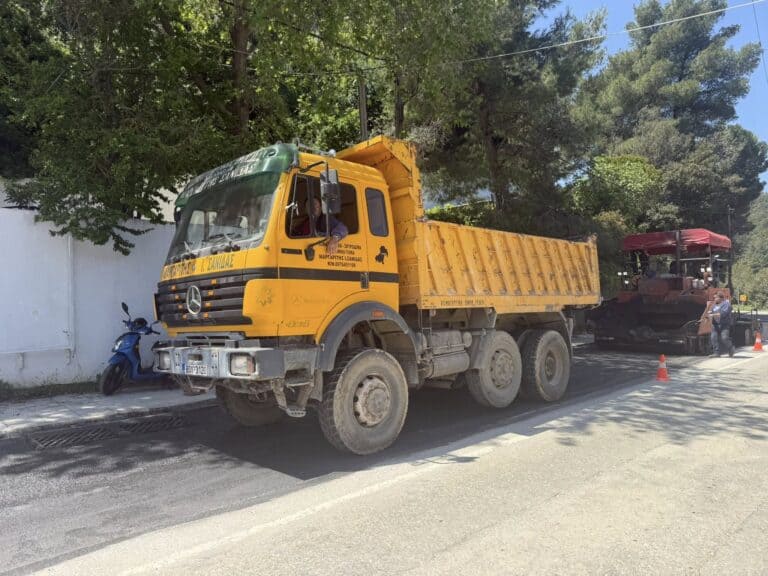 Ολοκληρώνεται σήμερα η ασφαλτόστρωση στην περιοχή του Τρούλου