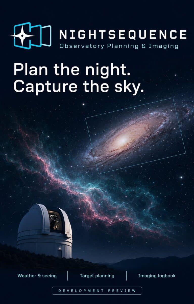 NIGHTSEQUENCE — Plan the night. Capture the sky.