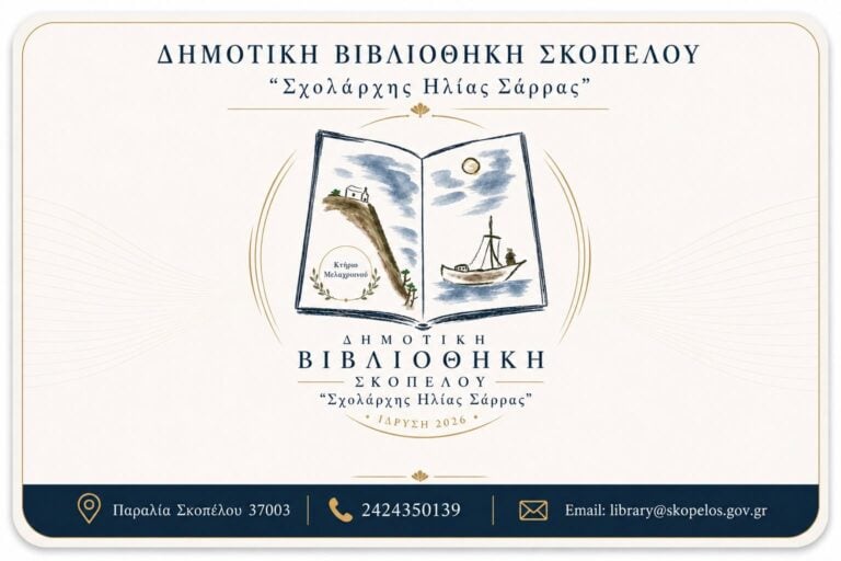 Προσωρινό ωράριο Δημοτικής Βιβλιοθήκης