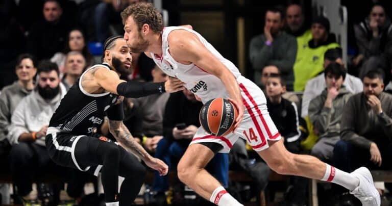 Παρτίζαν – Ολυμπιακός 66-104: Εντυπωσιακή 100άρα στο Βελιγράδι