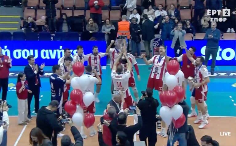 Super Cup Βόλεϊ 2026: Ολυμπιακός – Παναθηναϊκός 3-2 με επική ανατροπή