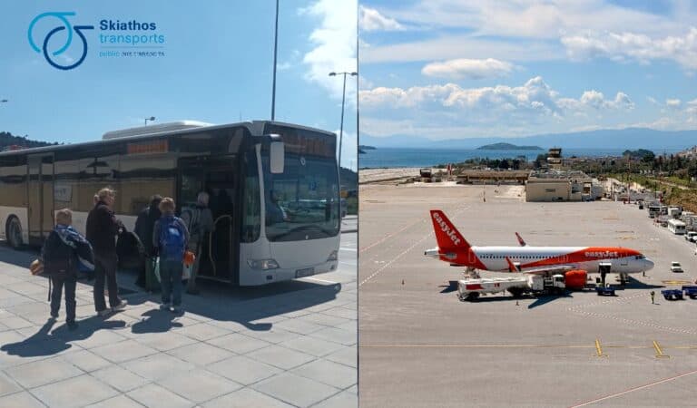 Οι Συγκοινωνίες Σκιάθου παρούσες στην εξυπηρέτηση της πρώτης πτήσης της σεζόν