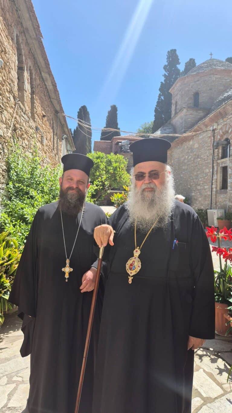 Προσκυνηματική επίσκεψη του Αρχιεπισκόπου Κύπρου κ.κ. Γεωργίου στην Ιερά Μονή Ευαγγελισμού θεοτόκου Σκιάθου
